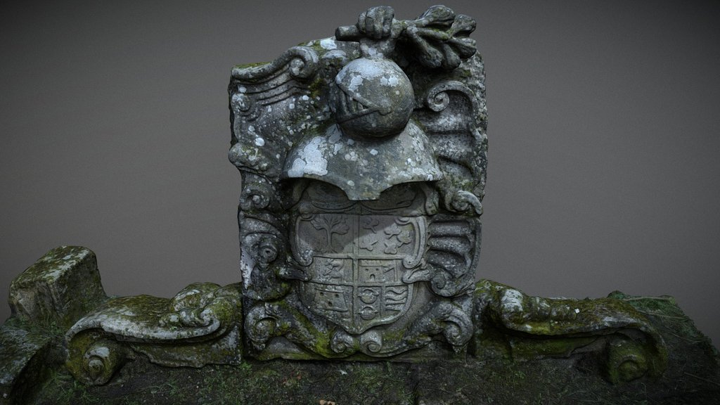 Pedra de Armas da antiga capela dos Metelos