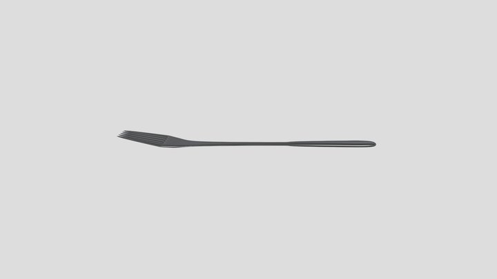 Low Polly Fork V3 – Gratis 3D-model STL