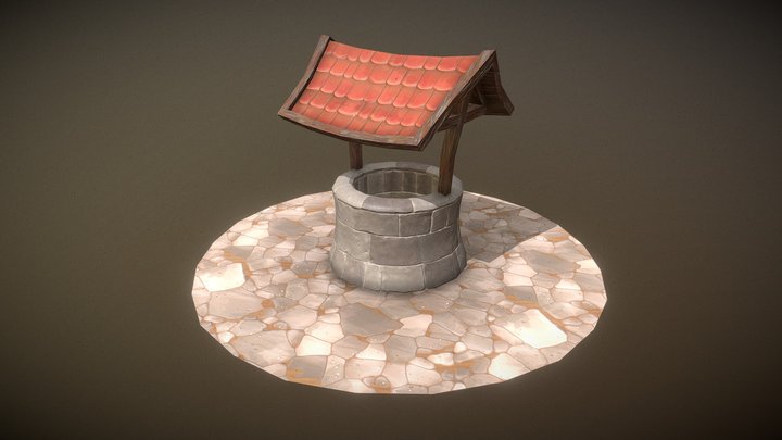 Asset - Well (Stylized) 3D Model