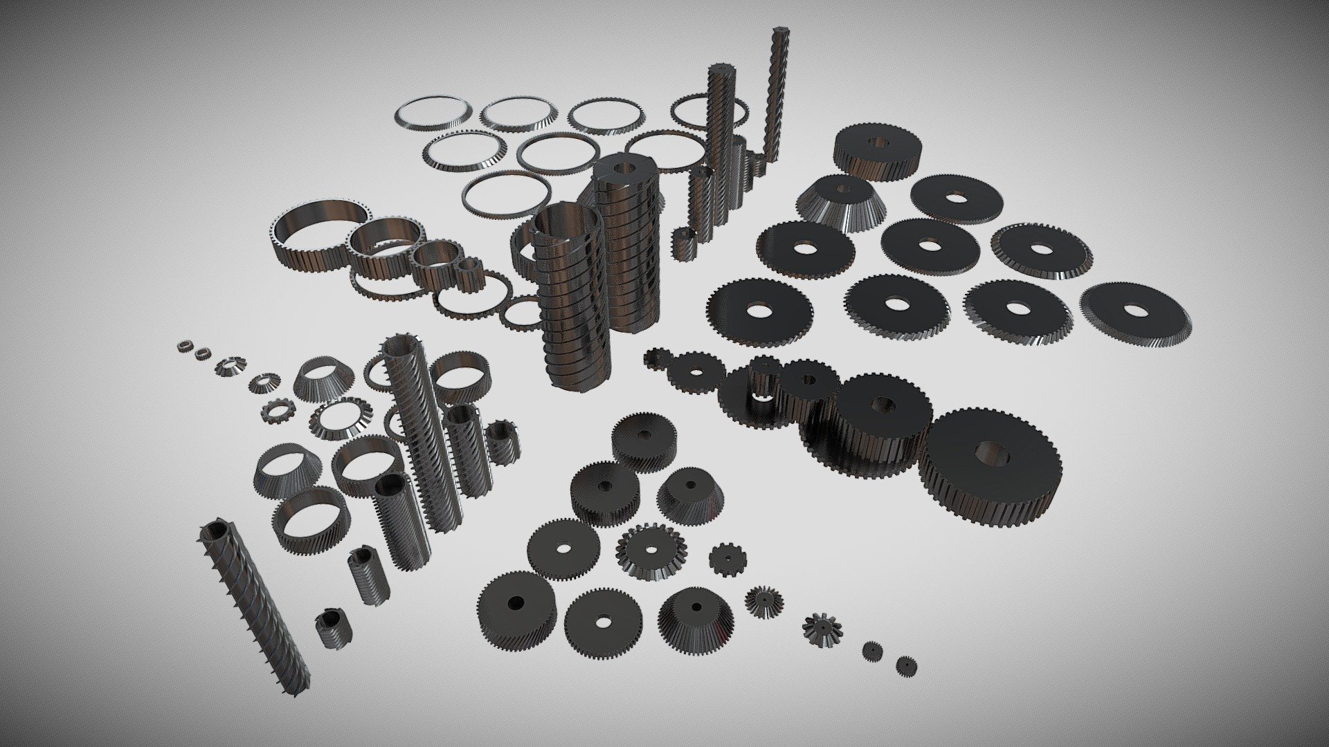 Gears V2.0 (with beveled edges)
