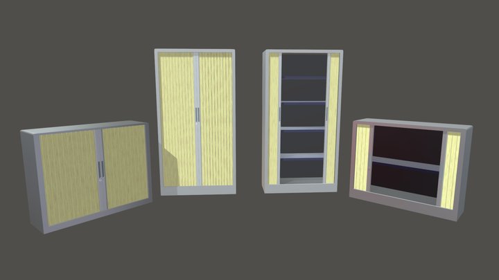 curtain cabinet 3D Model