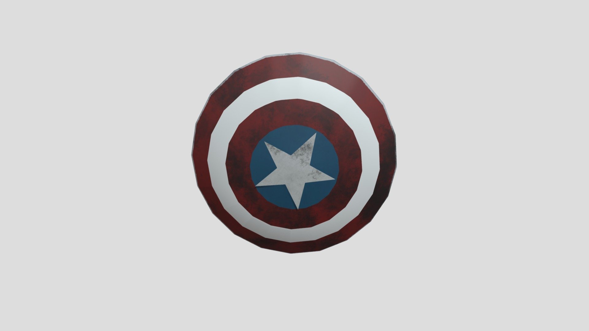 Captain America Shield - 3D model by 3DLavender [c01aaf7] - Sketchfab