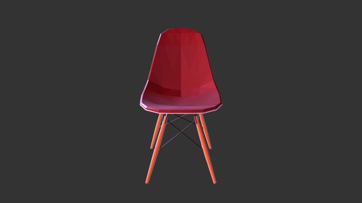 Eames Chair Dsw 3D Model