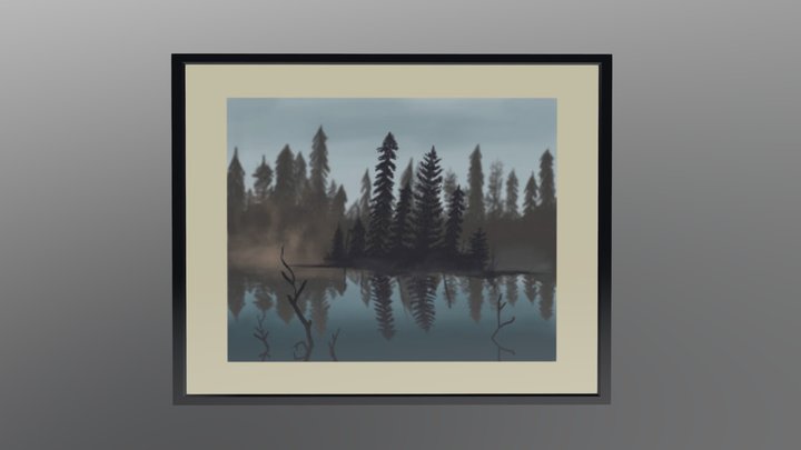 Art Painting 3D Model