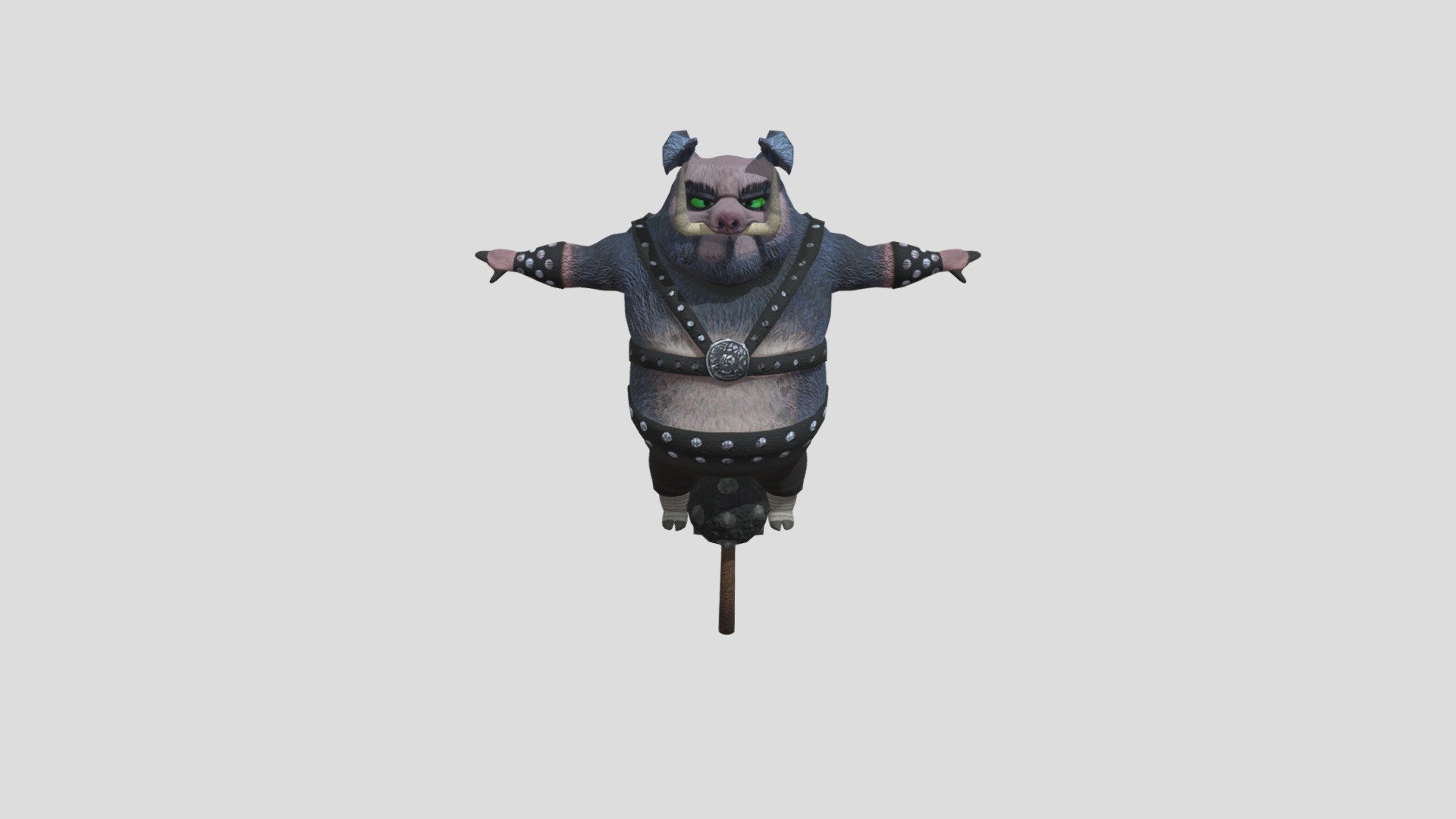 Kung Fu Panda - Blackhoof Boar version 2 - Download Free 3D model by ...