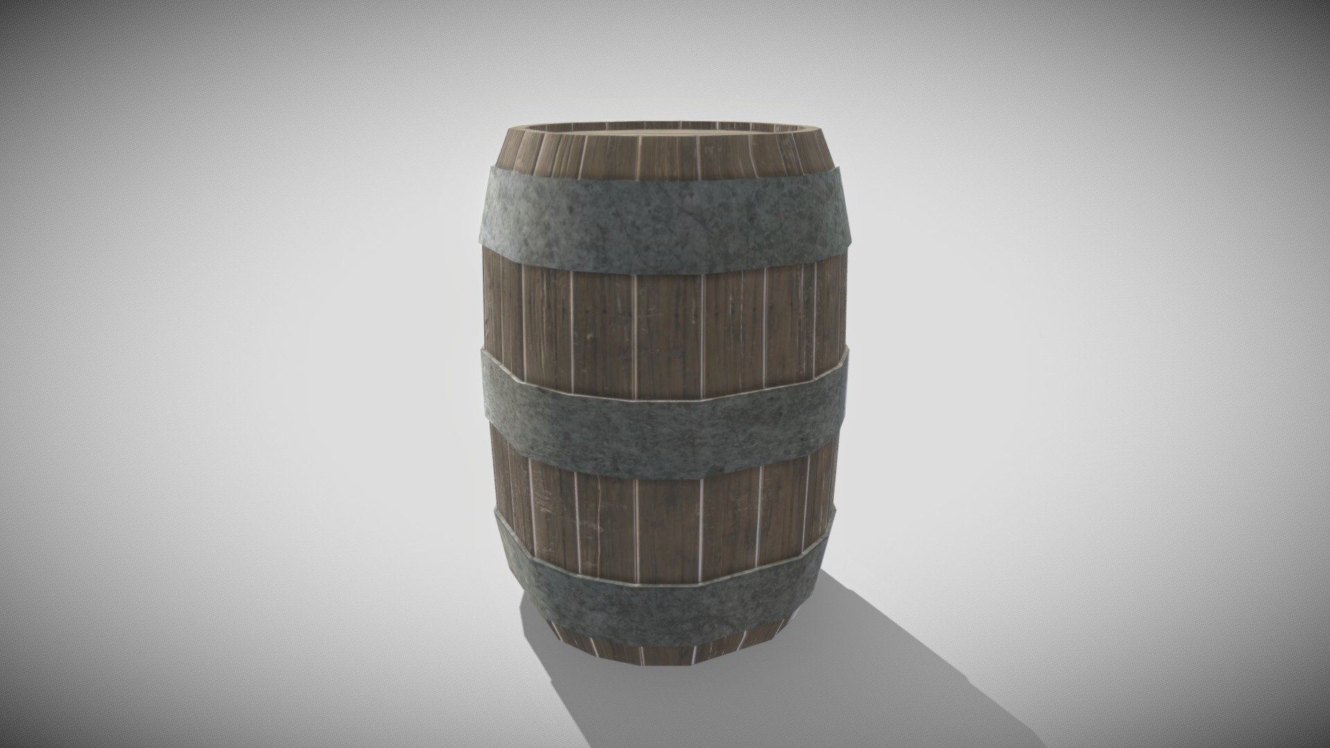 Old Medieval Barrel