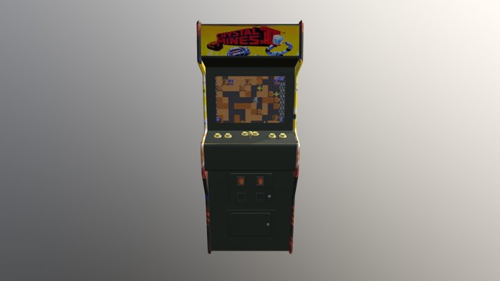 Arcade - Crystal Mines 3D Model