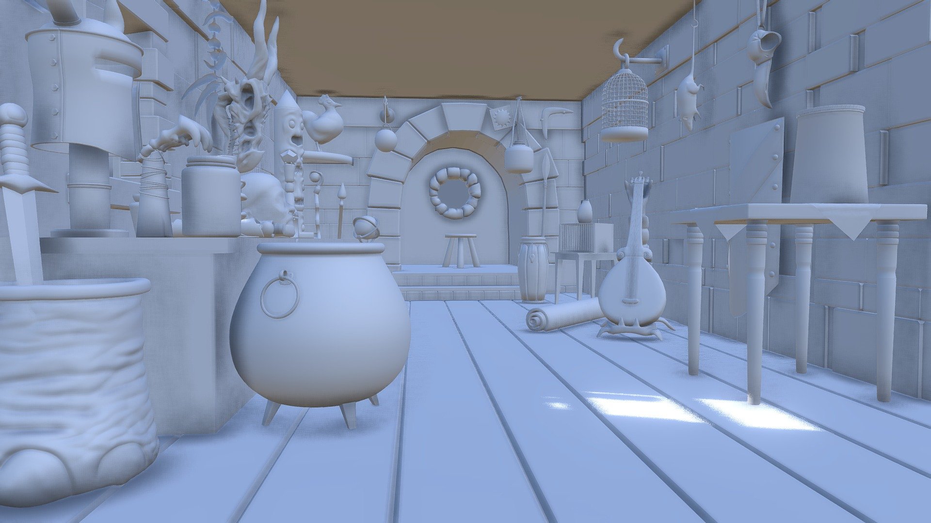 Blender Collab 1.0 Final Scene Download Free 3D model by Blender Discord Collab Project