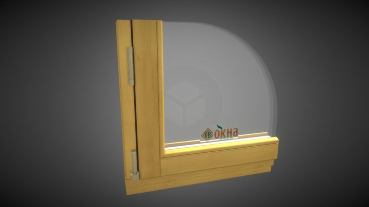 SV Okna - Derevjannye okna - 3D Model 3D Model