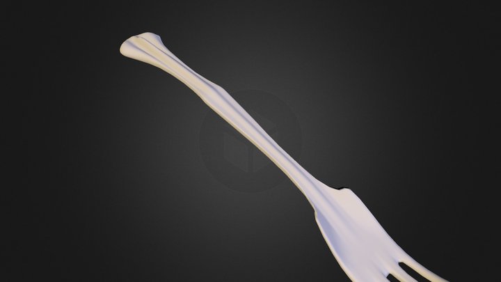 My first spoon 3D Model