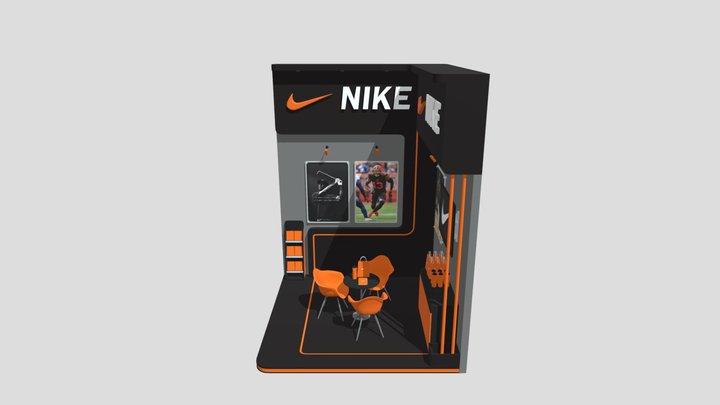Nike Sports Stand 3D Model