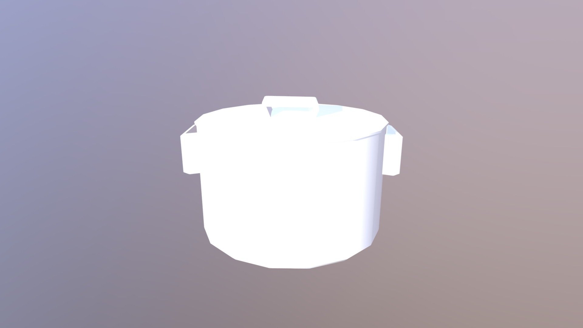 Cooking Pot With Lid Low Poly - 3D model by Andrew Bingham ...