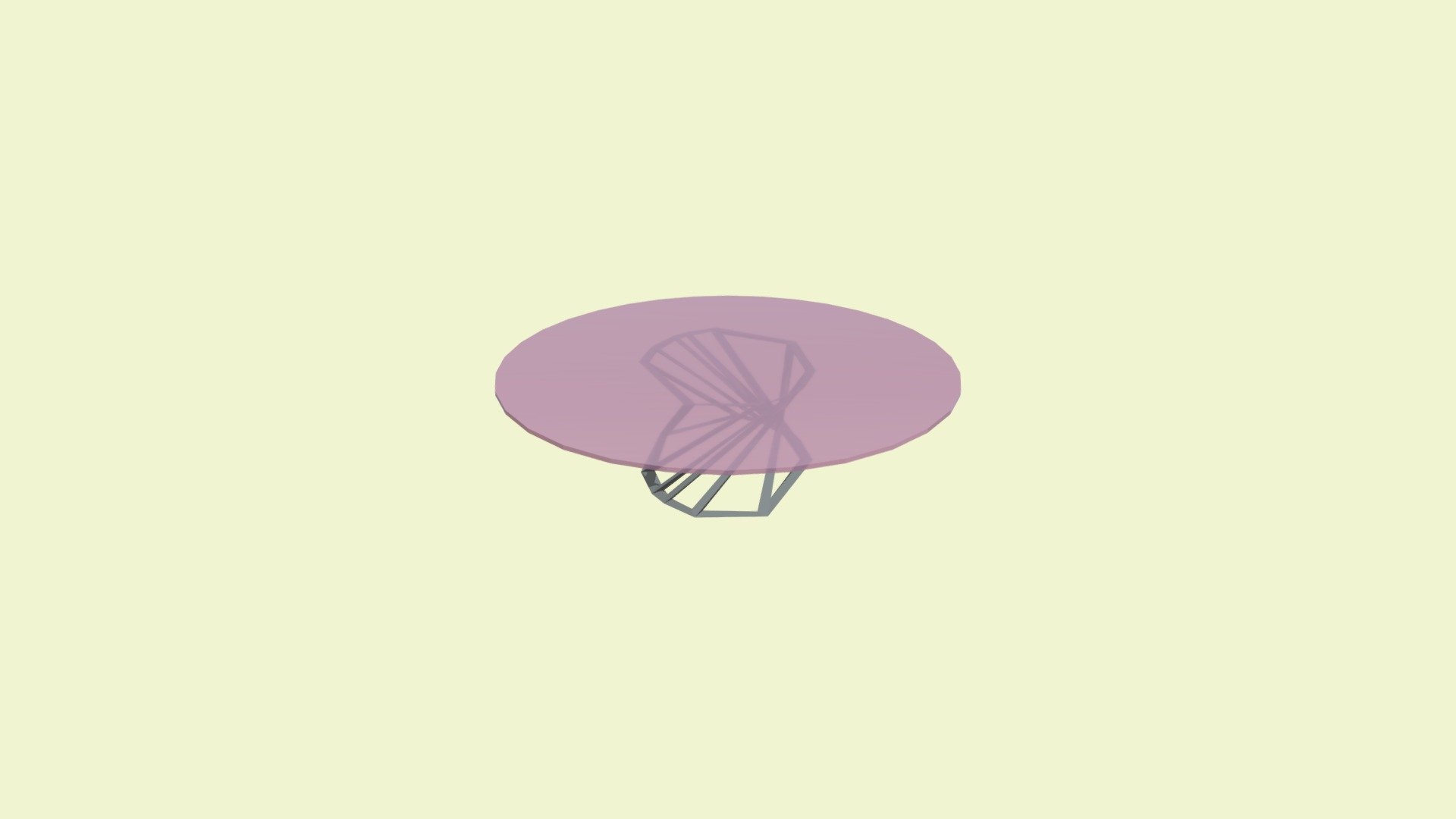 Hitbox: Indoor Glass Table (Decentraland)