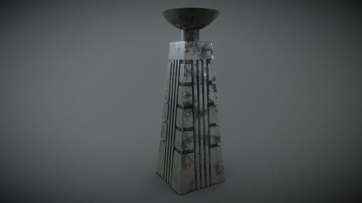 Goa'uld Brazier tea light holder Anubis version 3D Model
