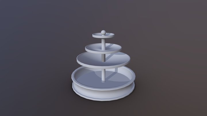 Fountain- Stone 3D Model