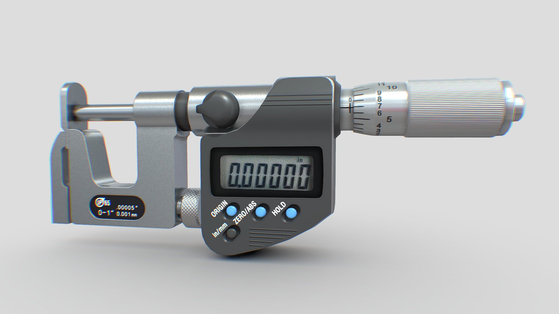 Micrometer Buy Royalty Free 3D model by ChakkitPP [c01fa91