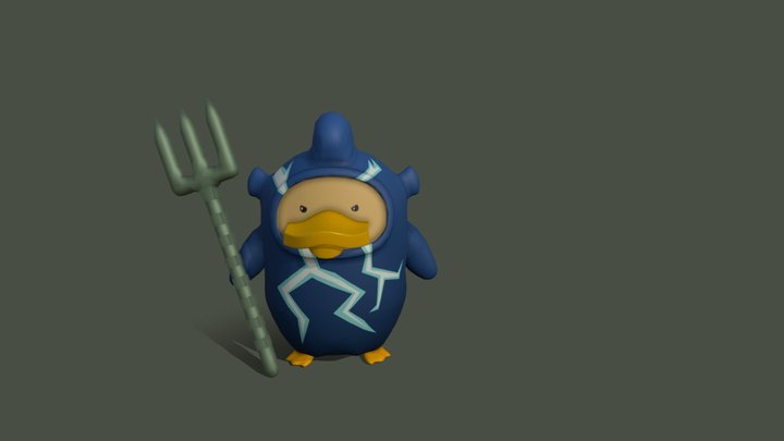 Duckoo - Fan Art 3D Model