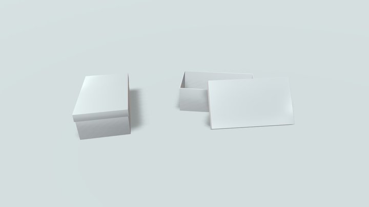 Box mockup 3D Model