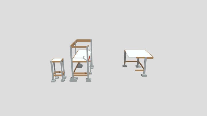 DXF 3D 3D Model