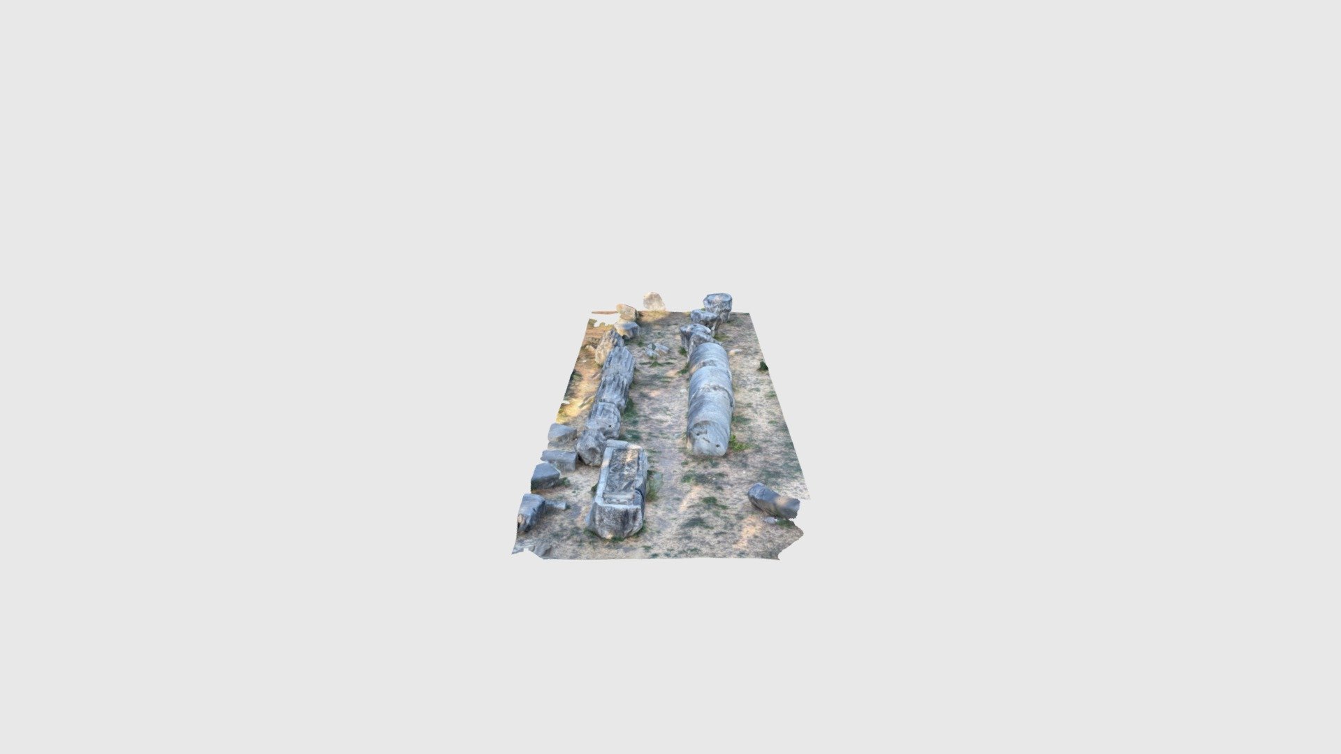 Ancient ruins of Kos, Greece (ruins of Agora)