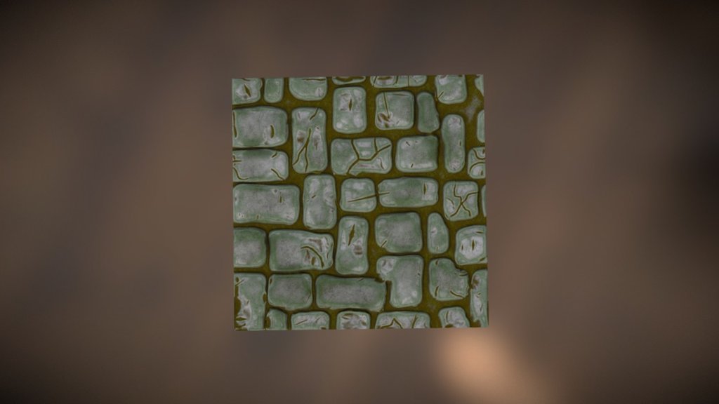 Stylized brick wall - Tileable texture - 3D model by DarribaENGINE ...