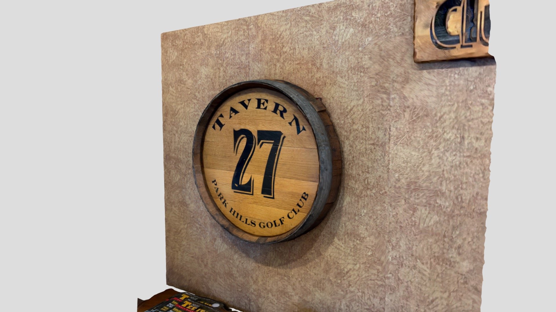 Tavern 27 barrel top at the Park Hills Golf Club