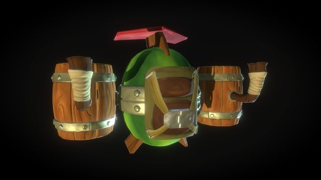 Fruit Jetpack - JETPACK JOYRIDE 3D Model