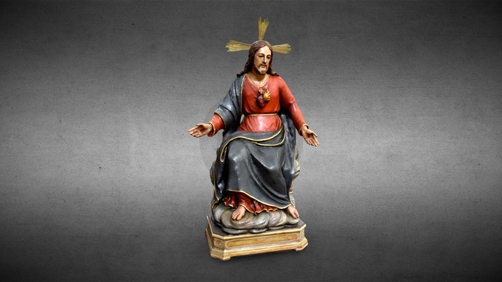 Sacro Cuore di Gesù 3D Model