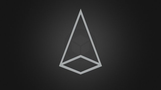 Pyramid Shaped Necklaced 3D Model