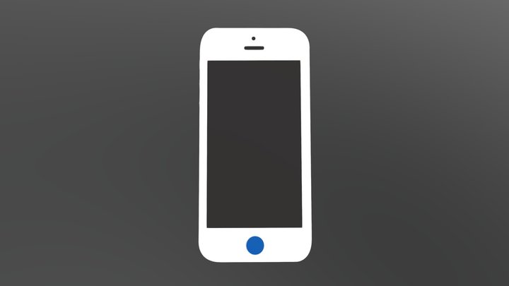 iPhone 5s 3D Model