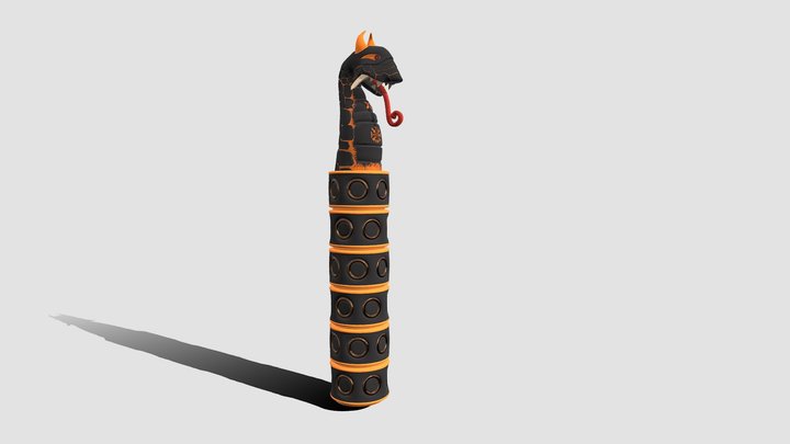 XList Valhalla Totem Pole Tier 7 3D Model