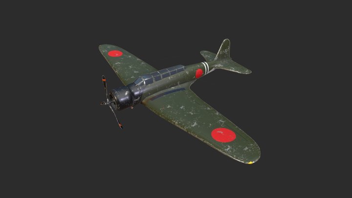 Nakajima B5N2 Kate (Coral Sea 1942) 3D Model