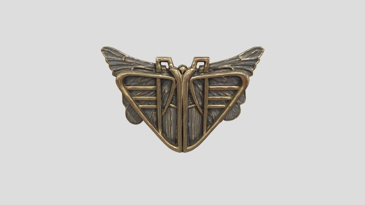 Golden Butterfly Emblem