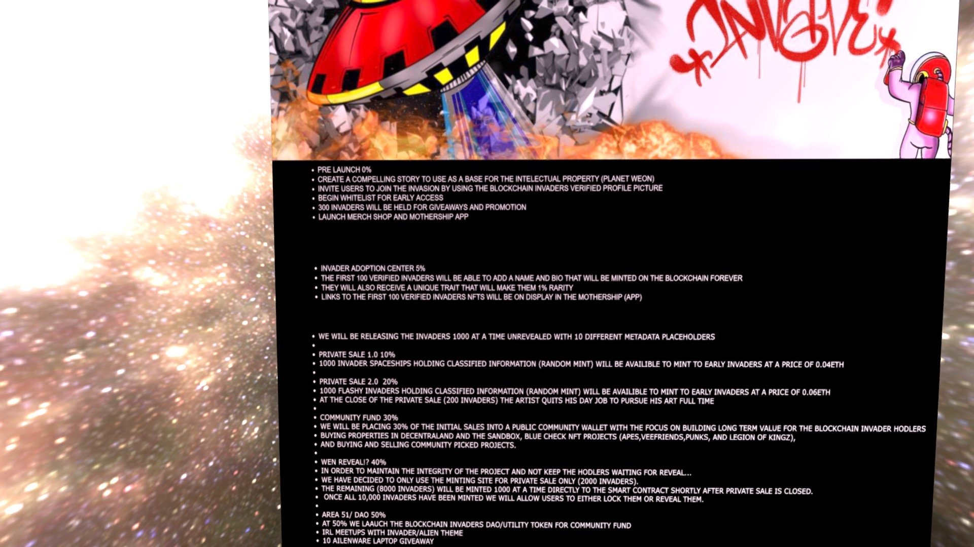 The Blockchain Invaders Promo