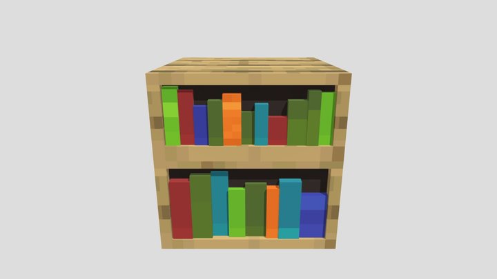 Bookshelf 3D Model