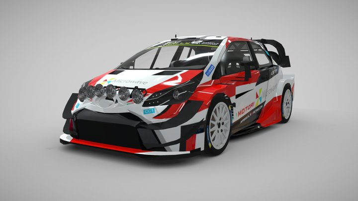 Rally Car Pro 2 3D Model