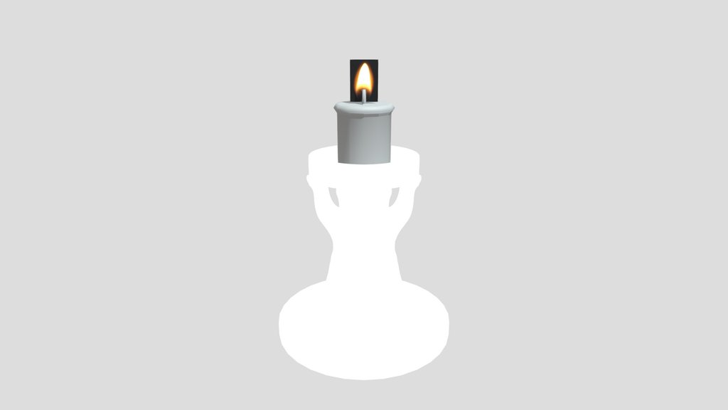 Eddy Bear Candle Interior Prop