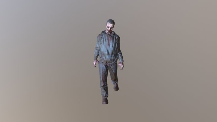 Z Male Walk 03 3D Model