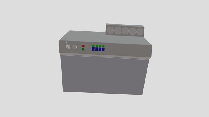 Ensamble Panel De Control 3D Model