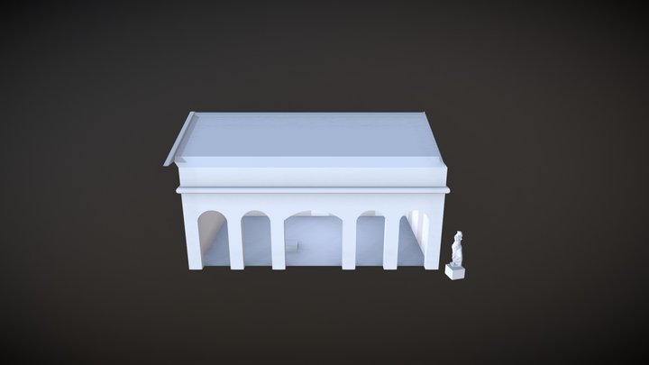 Temple Model 3D Model