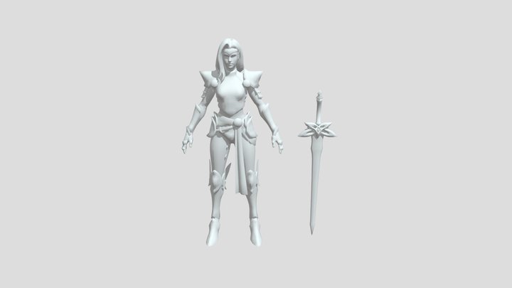 Psylocke 3D Model