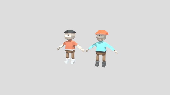 First Character 3D Model