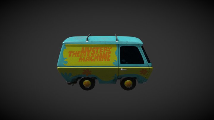 Mystery Machine 3D Model