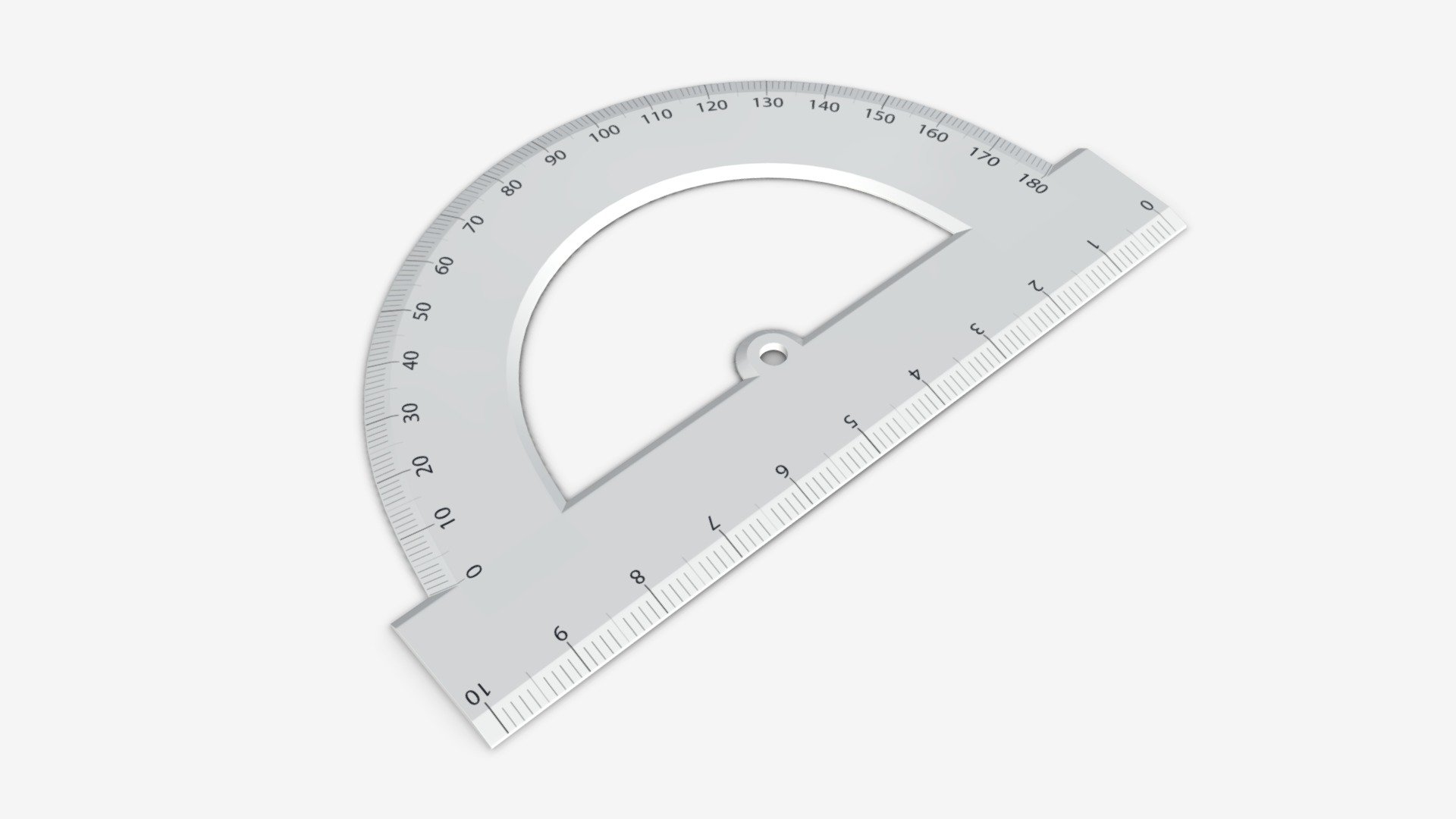 Half circle protractor 01 - Buy Royalty Free 3D model by HQ3DMOD ...