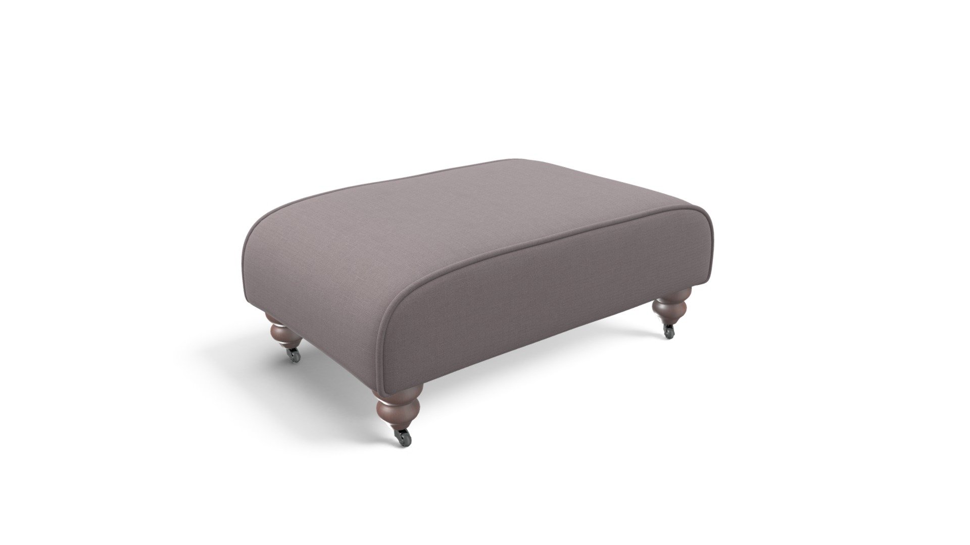 Orson Footstool, Oxford Grey