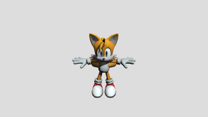 Mobile - Sonic Runners - Miles Tails Prower 3D Model