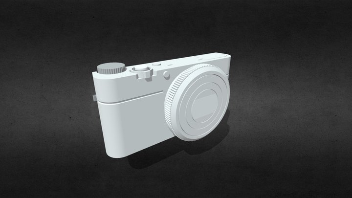 Mirrorless camera 3D Model