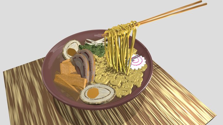 Ramen 3D Model