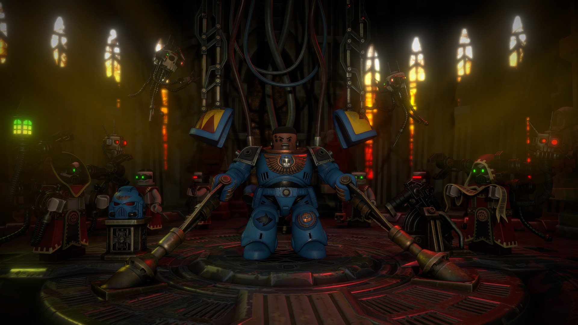 Lego SpaceMarine Armouring Ritual WH40k - 3D model by giobiancoFB ...