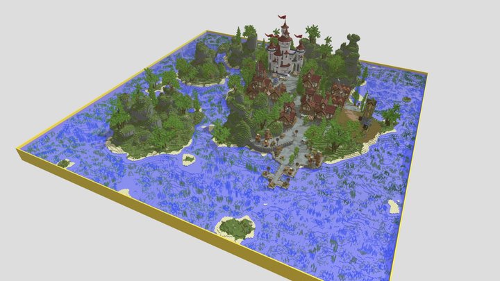 StormHollow Island 3D Model